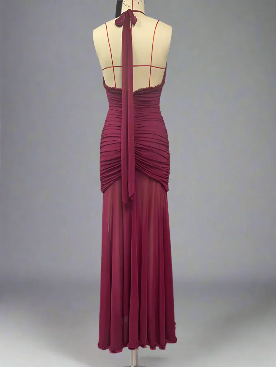 שמלת מקסי-שקד