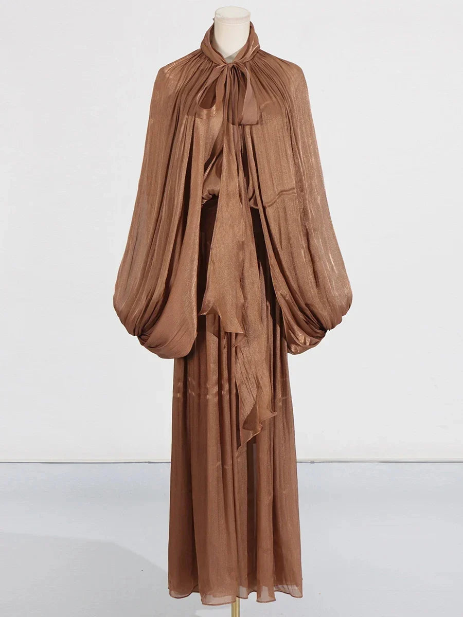 שמלת מקסי-שני