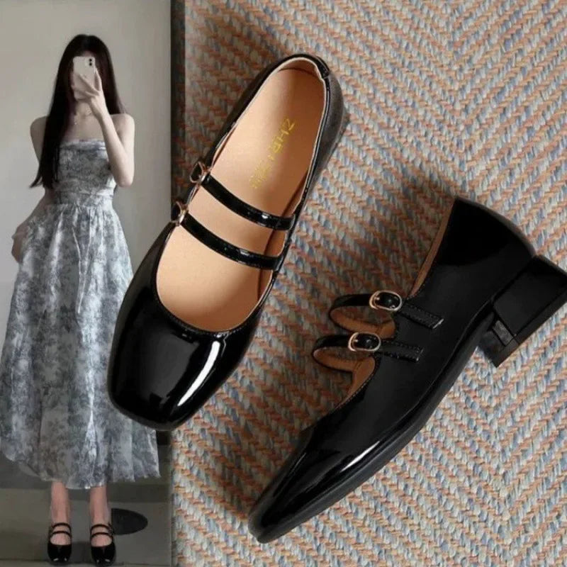 נעלי עקב נמוך- יסמין