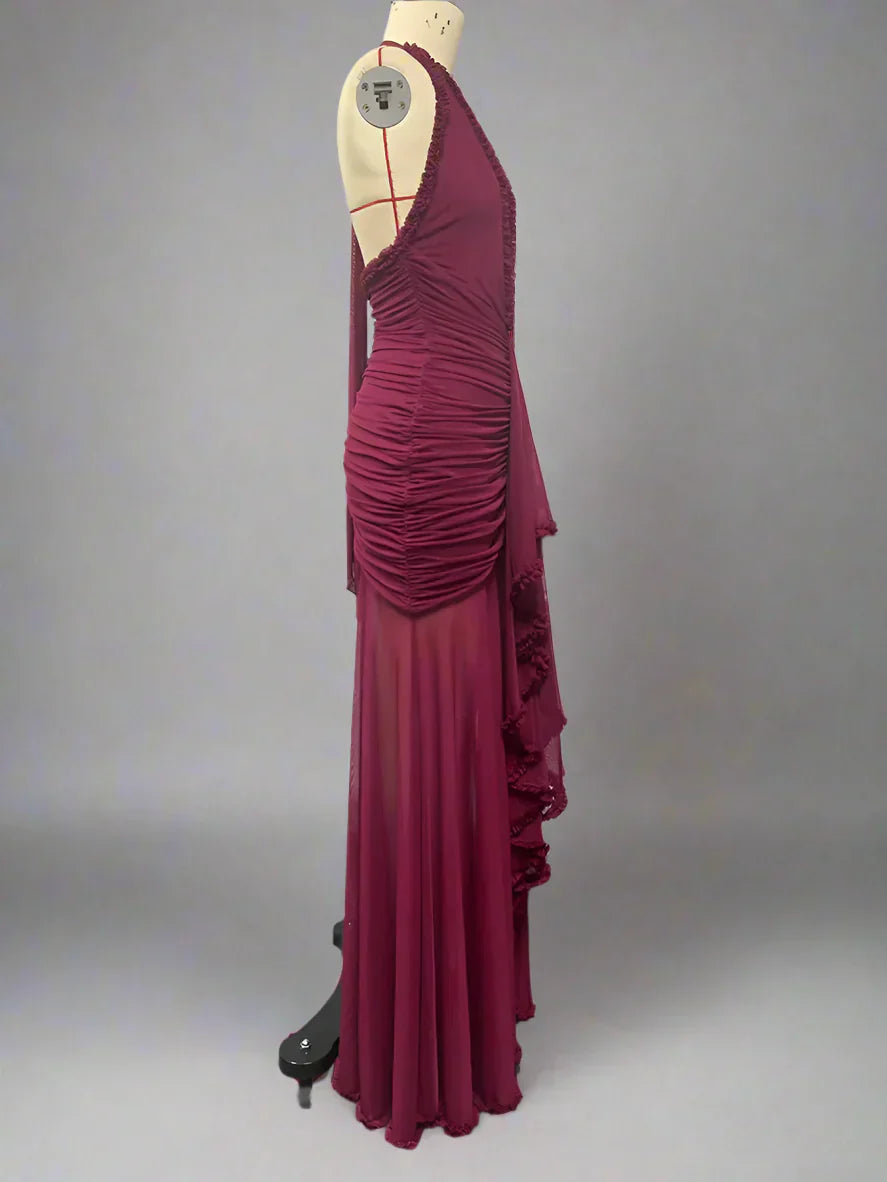 שמלת מקסי-שקד