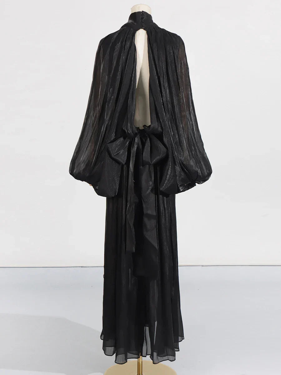 שמלת מקסי-שני