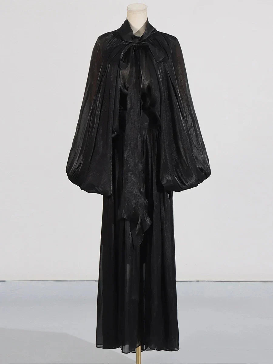 שמלת מקסי-שני