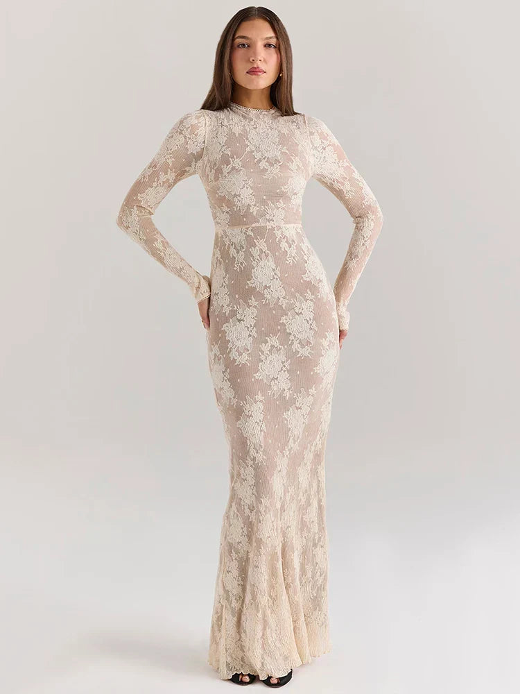 שמלת תחרה-בר