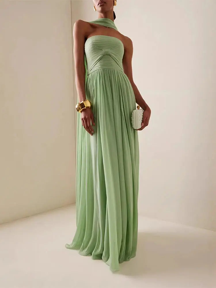 שמלת מקסי-אריאל