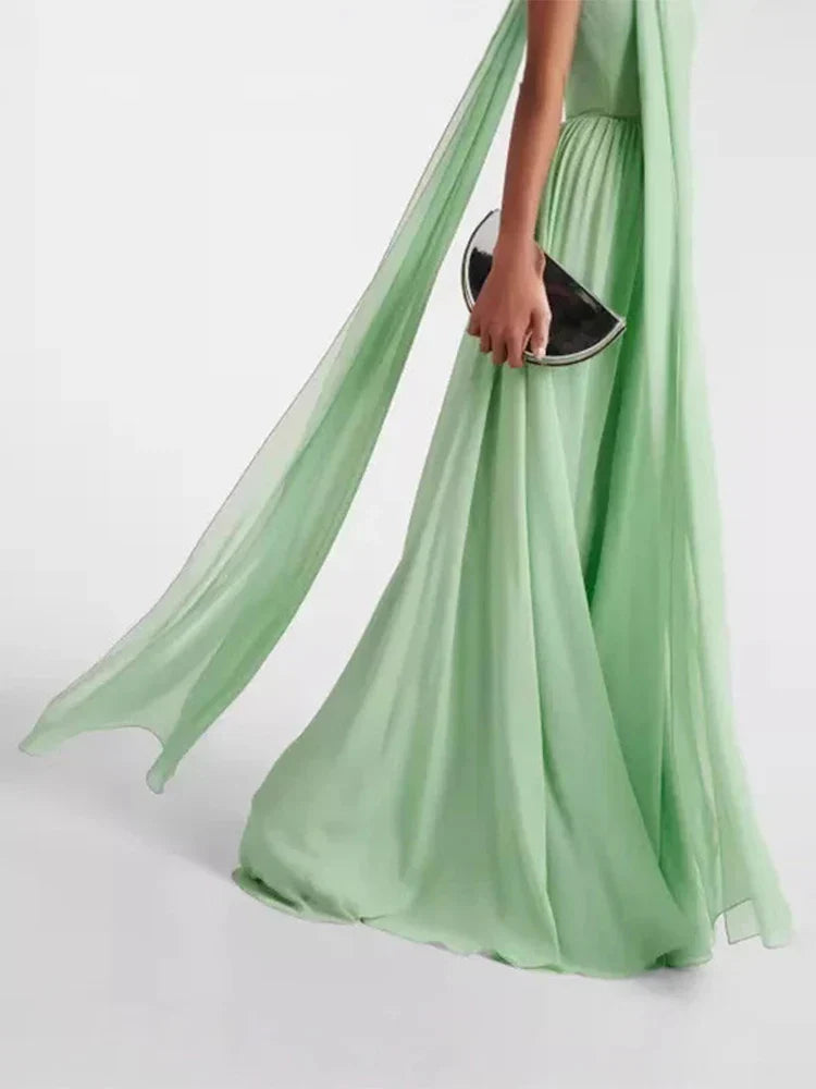 שמלת מקסי-אריאל